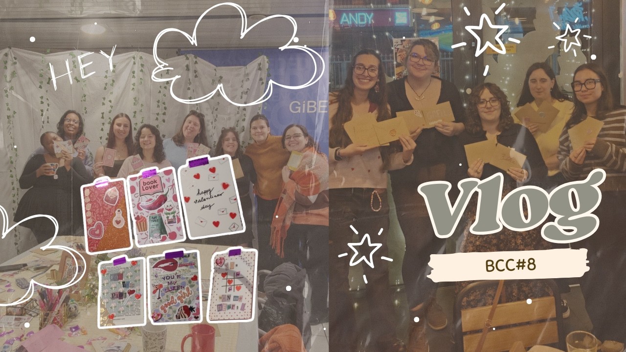 BCC #8 🤍 | Créer des cartes de Saint-Valentin version bookish 💌