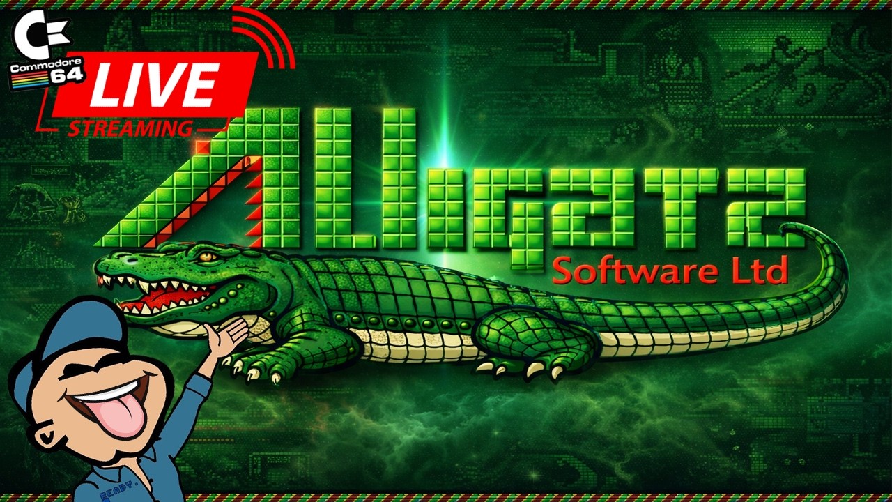 ALLIGATA SOFTWARE C64 GAMES – COMMODORE 64 LET’S PLAY LIVE! | Budget Classics & Platform Gems
