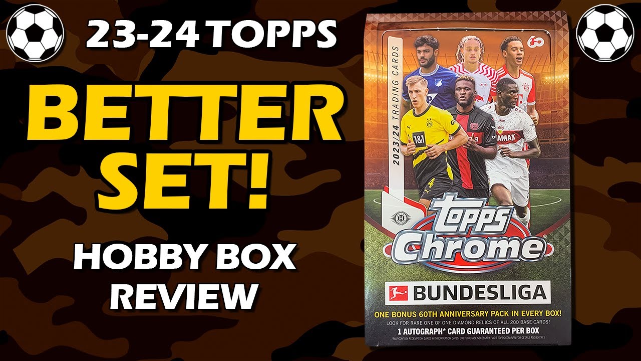 2023-24 Topps Chrome Bundesliga Hobby Box Soccer Review