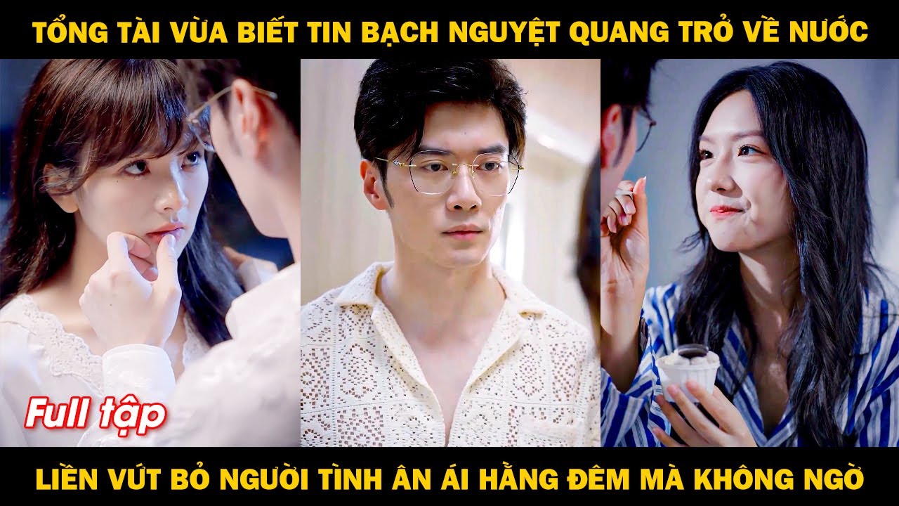 Tổng tài biết tin bạch nguyệt quang trở về nước, liền vứt bỏ người tình ân ái hằng đêm mà không ngờ