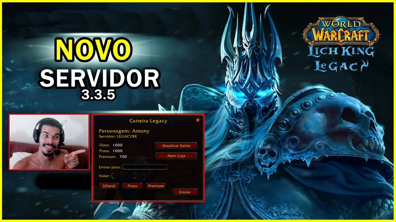 COMO VAI SER O NOVO SERVIDOR DE WOWLK 3.3.5