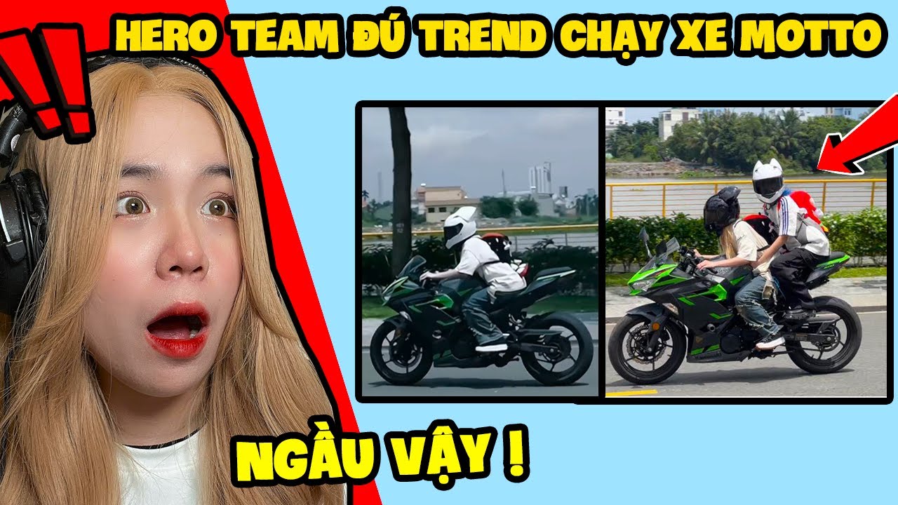 SAMMY BẤT NGỜ KHI HERO TEAM ĐÚ TREND CHẠY XE MOTTO SIÊU NGẦU
