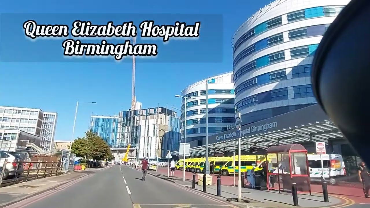 A tour around Queen Elizabeth Hospital Birmingham England