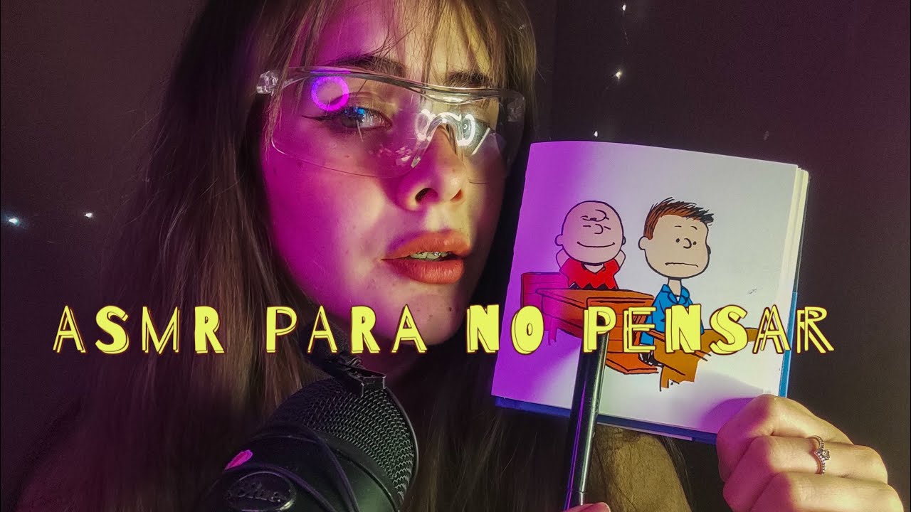 ASMR para NO PENSAR // ASMR CASERO
