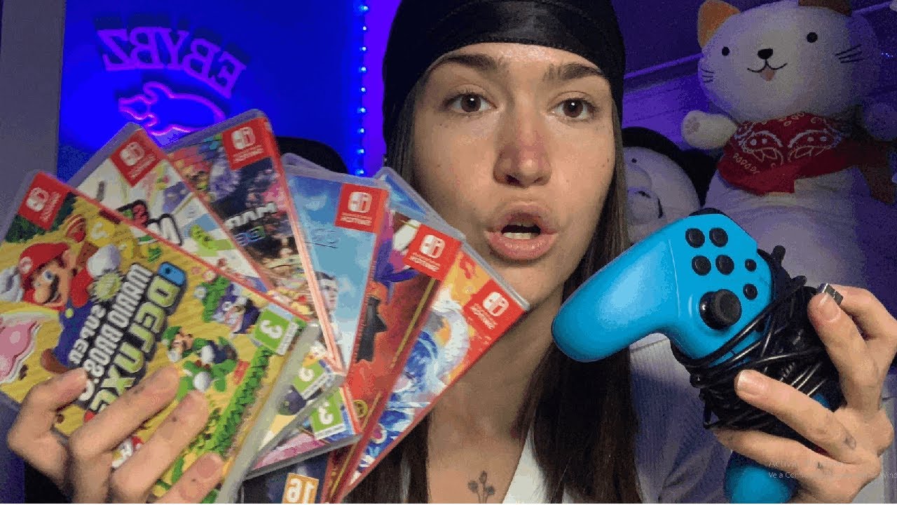 ASMR ROLEPLAY/VENDEDORA DE VIDEOJUEGOS/NINTENDO/SWITCH