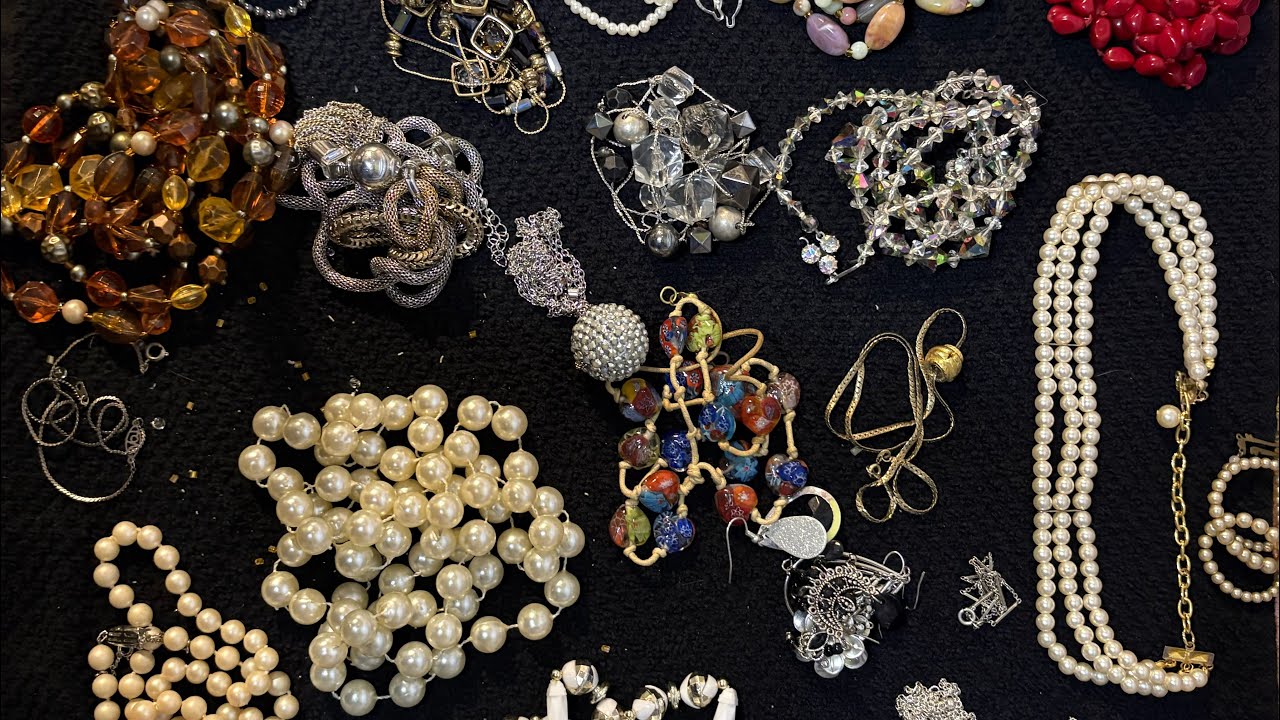 Untangling Costume Jewellery Haul:  Part one