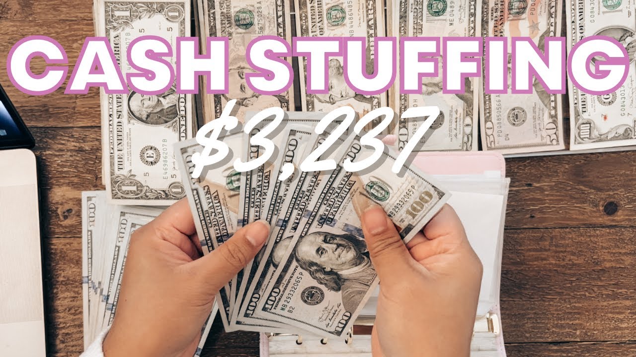 $3,237 Cash Stuffing - Paycheck 1 | Budgeting - Cash Envelope Stuffing