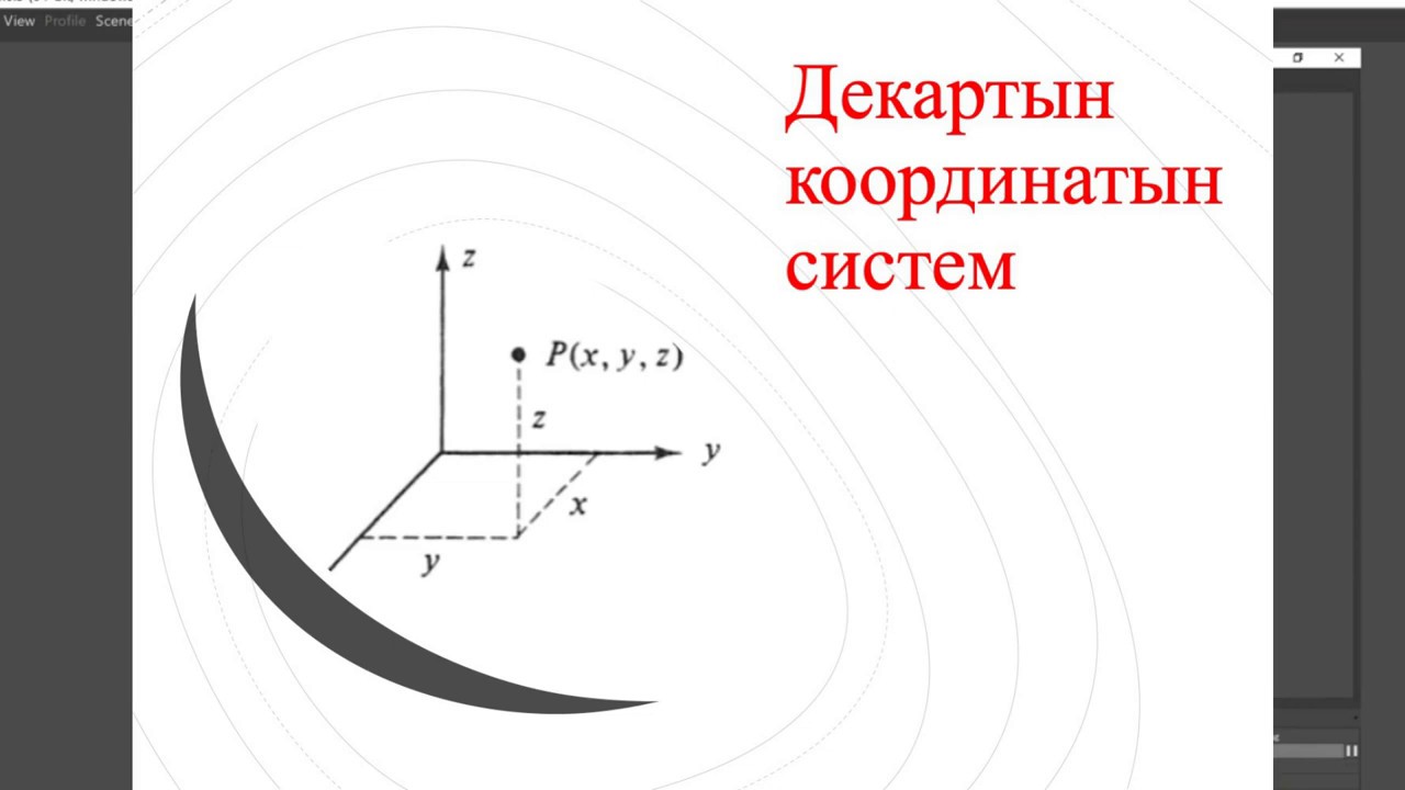 Декартын координатын систем