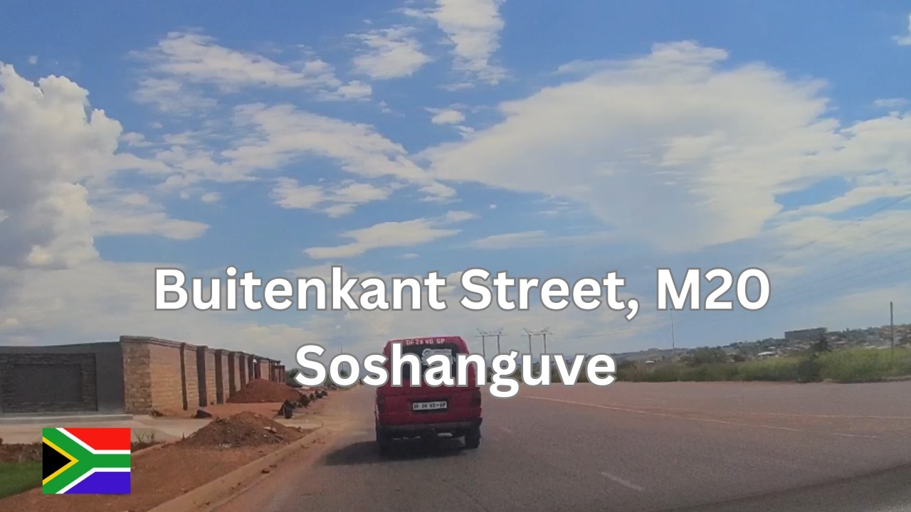 Buitenkant Street, M20 | Soshanguve Township Street Life POV | Driving in South Africa