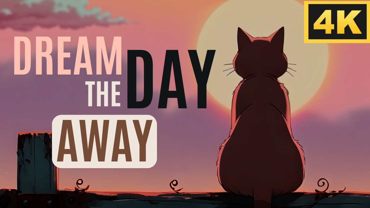 Lofi Beats 4K 🐾 8-Hour Relaxing Mix - That One Sunset You Can't Forget 🌅 (Sleep, Study, Focus)