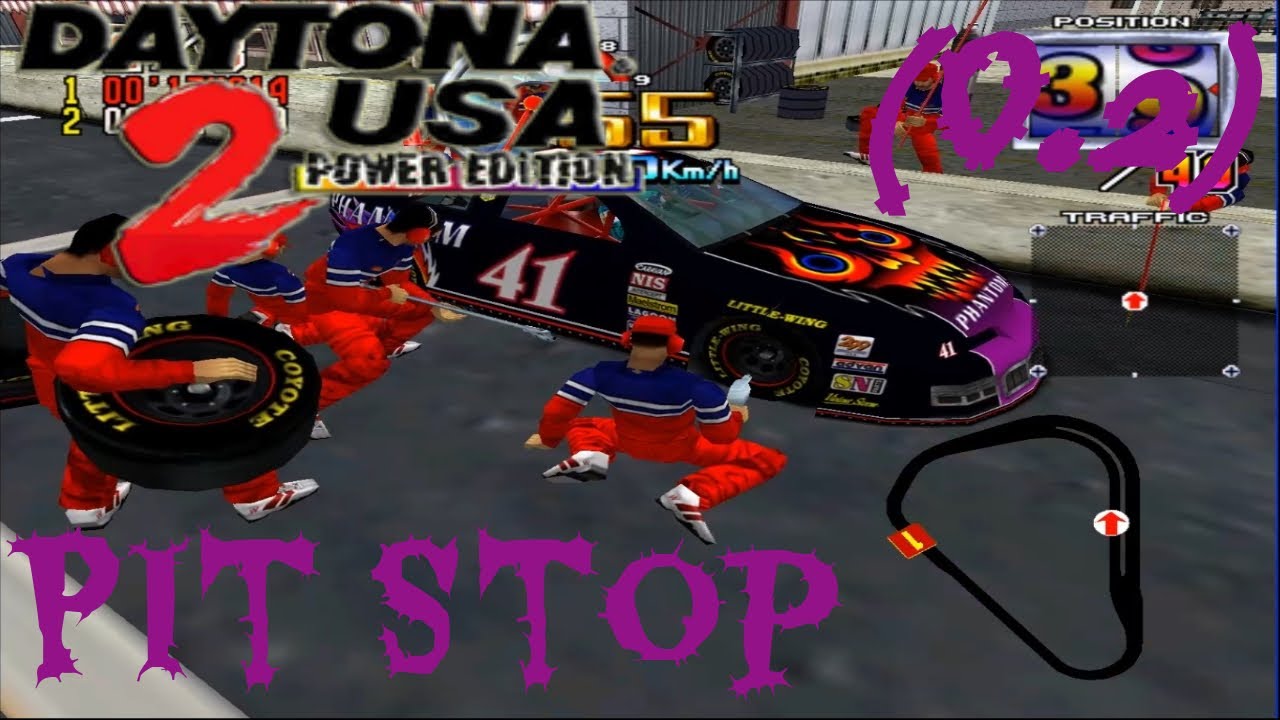 Daytona USA 2 Power Edition: Beginner All Car Pit Stop (0.2)