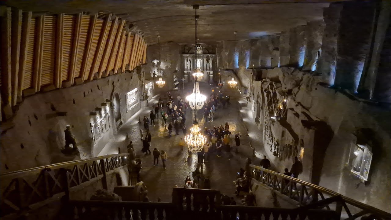 Cała trasa - Kopalnia Soli w Wieliczce / Wieliczka Salt Mine / część 1