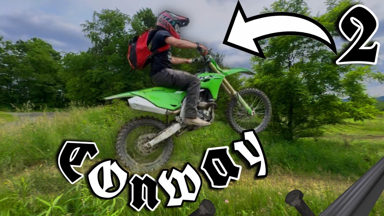 These Public Trails are AWESOME! Dirtbiking Conway PA 2025 (Huge CRASH!!!)
