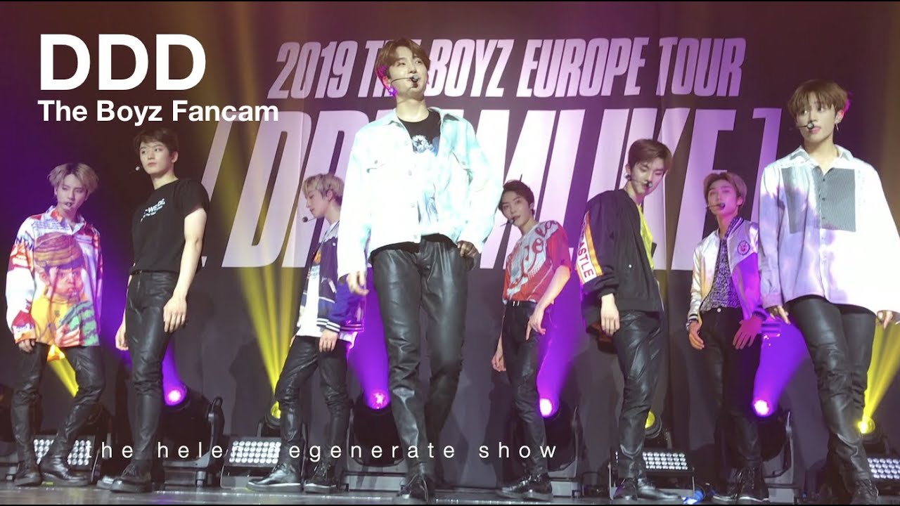 191220 THE BOYZ(더보이즈) - D.D.D. (Remix Ver.) Front Row Fancam @Dreamlike Tour in Amsterdam