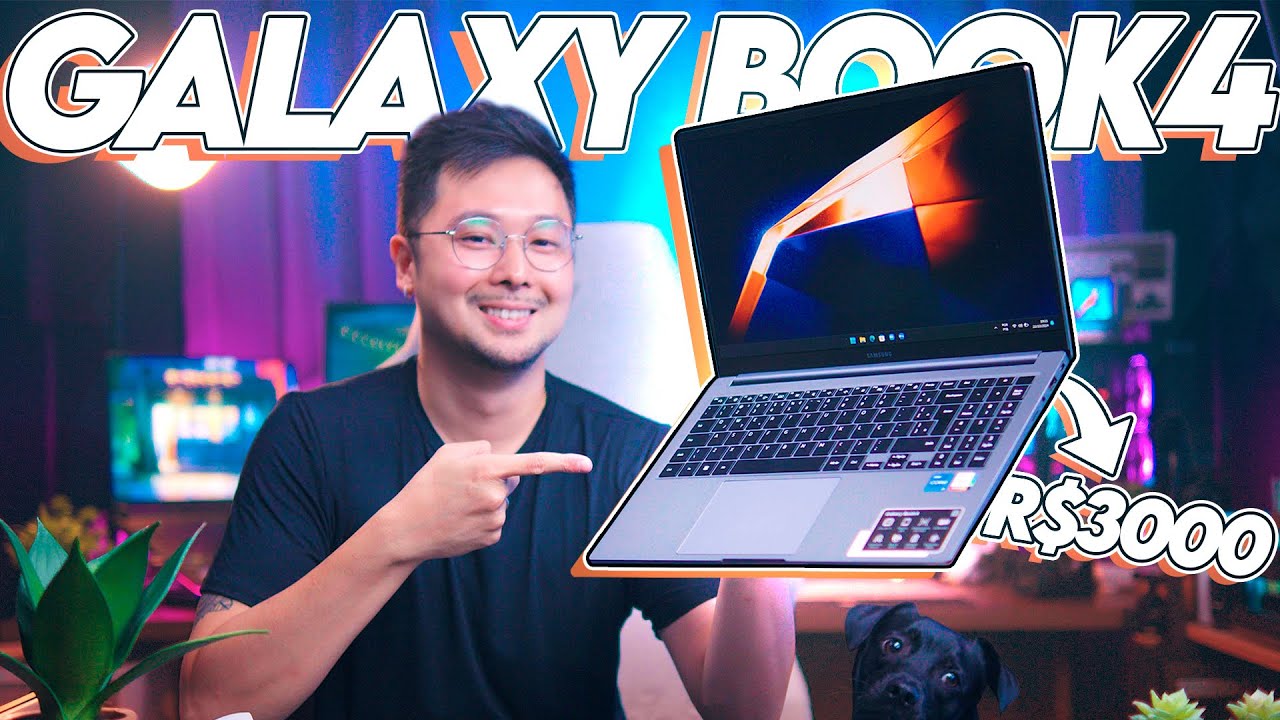 O MELHOR NOTEBOOK na faixa dos R$3000 em 2024?! Galaxy Book4 i5 1335U com 16GB