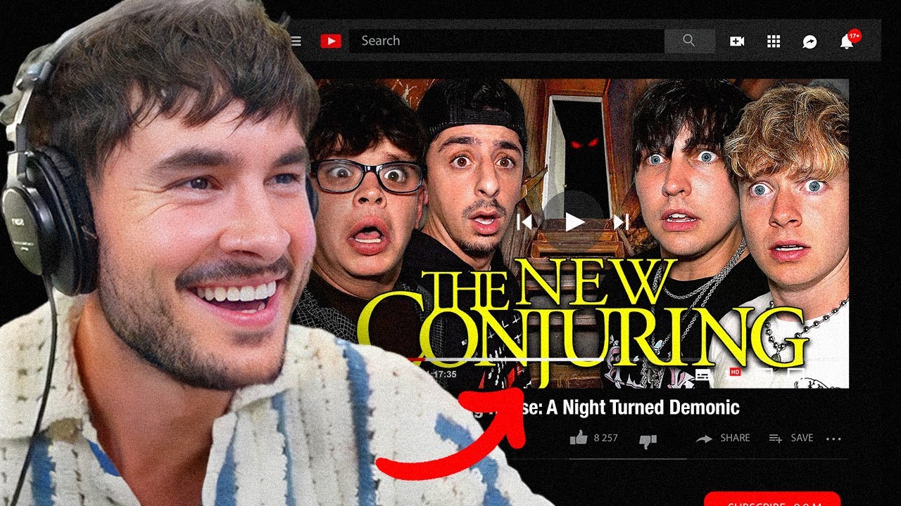 Reacting To SAM AND COLBY: Exploring *NEW* Conjuring House