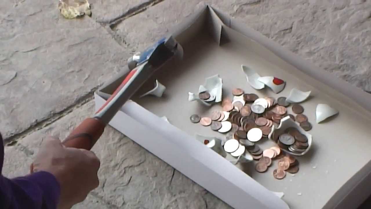 Piggy bank smash!
