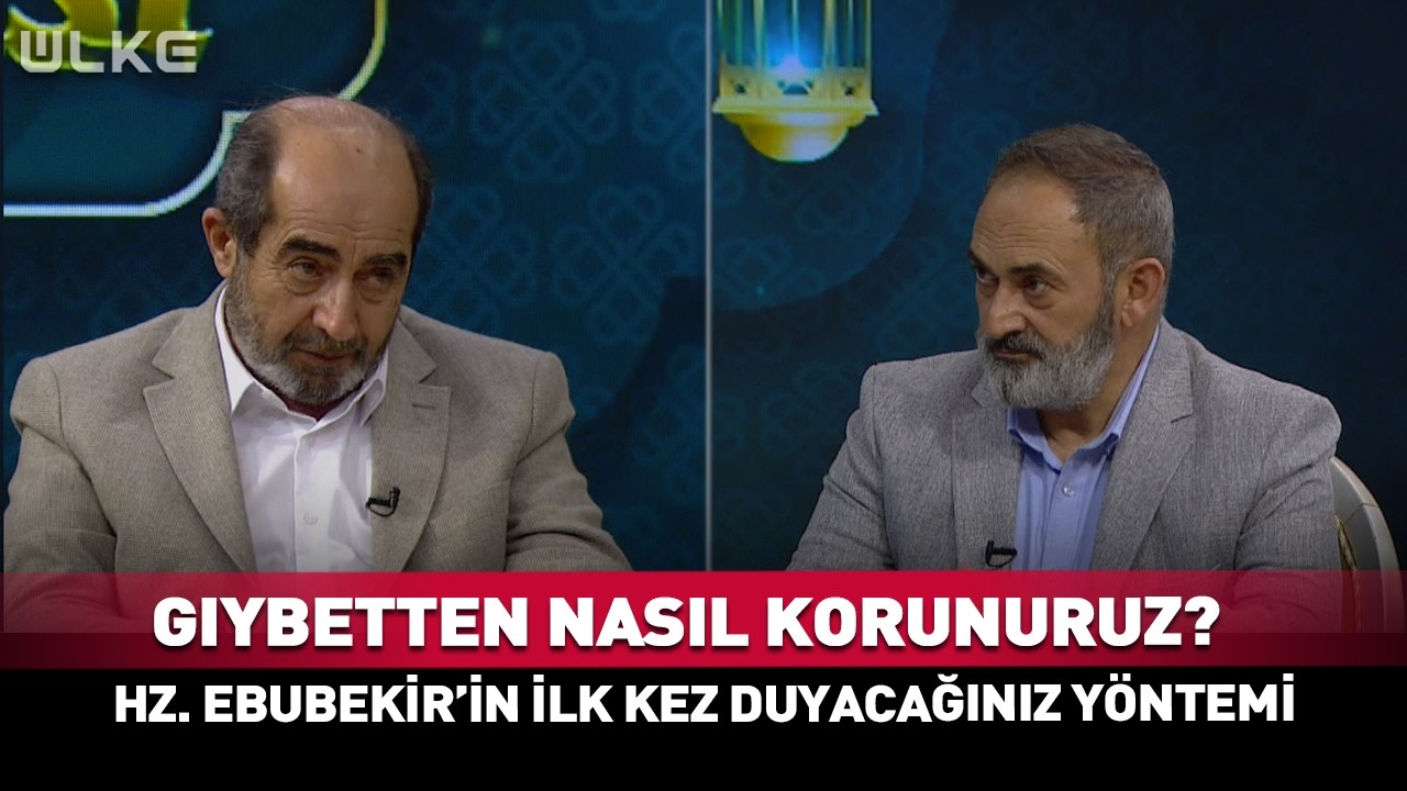 Gıybetten Nasıl Korunuruz? Hazreti Ebubekir'in İbretlik Yöntemini İlk Kez Duyacaksınız!