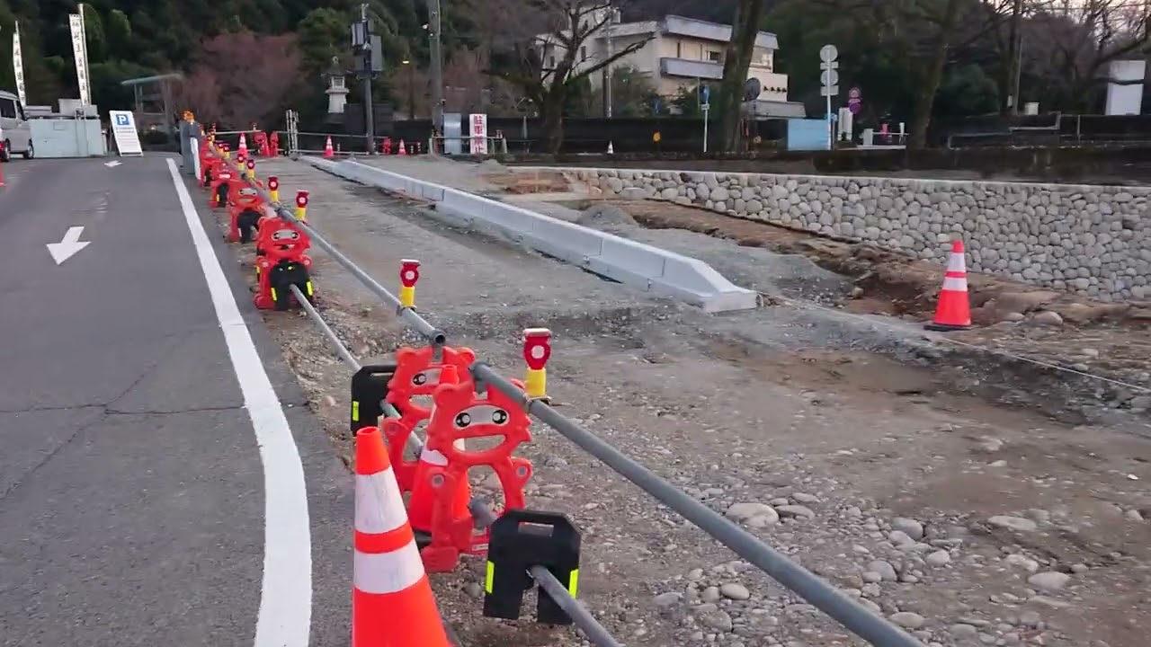 長良川護岸工事・長良橋近く　岐阜市　2026年3月7日（土）