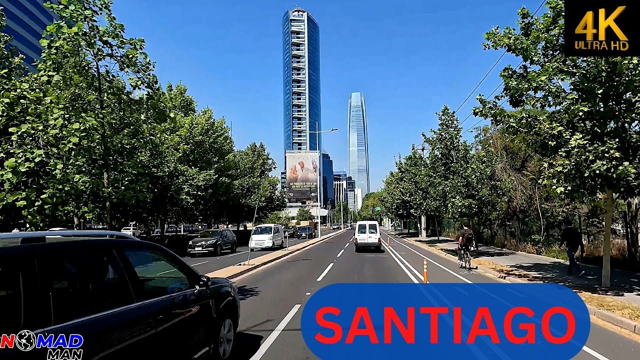 DRIVING DOWNTOWN SANTIAGO, CHILE
