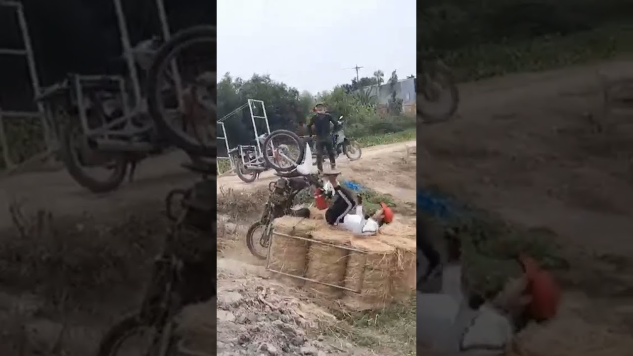 overload motorcycles accident short video