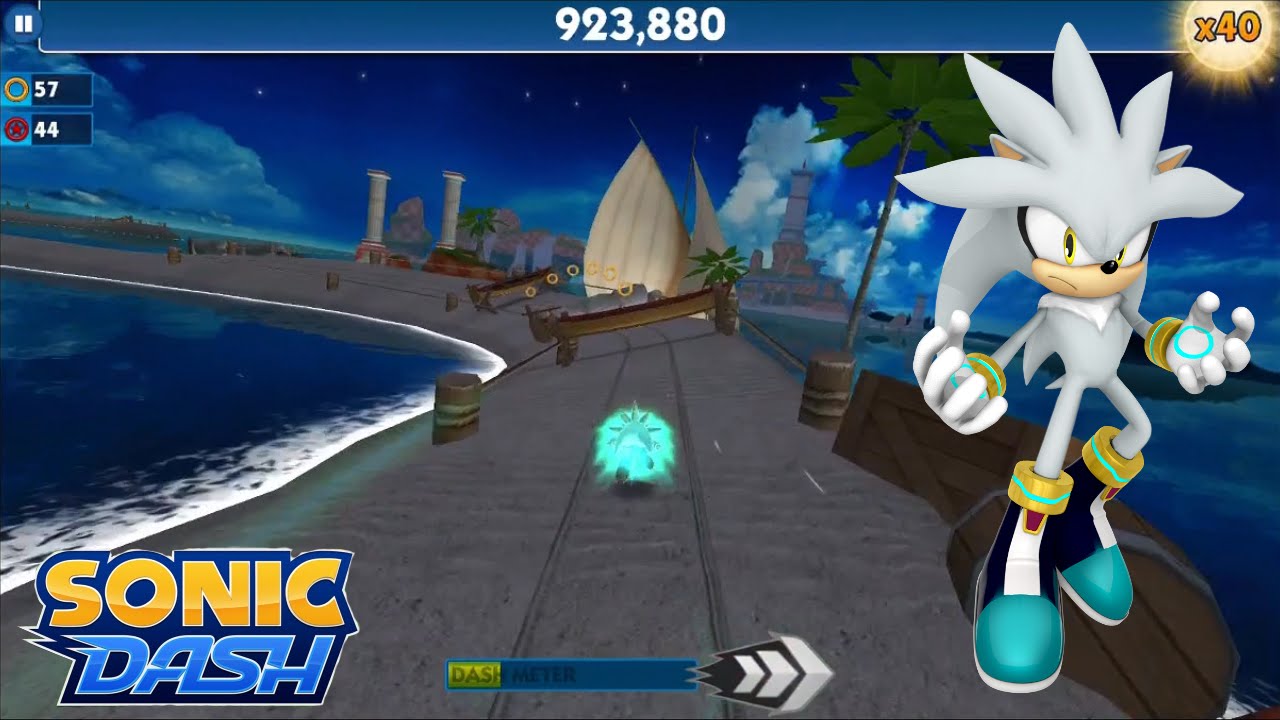 Sonic Dash (iOS) — Серебряный геймплей