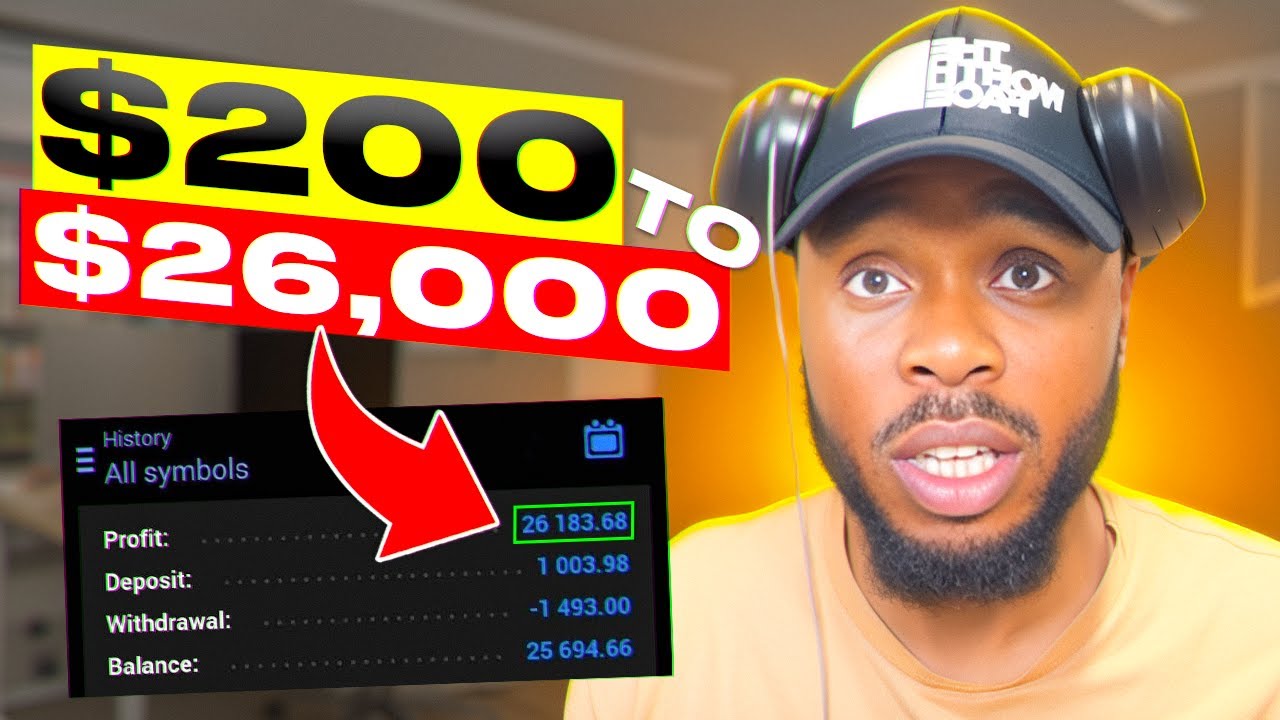 Заработок от 200 до 26 000 долларов в месяц на торговле Форекс.