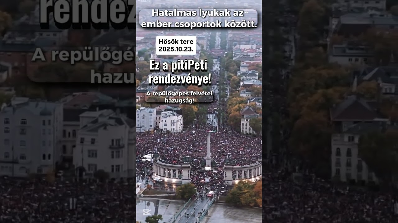 Hatalmas &uuml;res lyukak az ember csoportok k&ouml;z&ouml;tt! Ez volt pitiPeti rendezv&eacute;nye! #magyar #hungary #hun