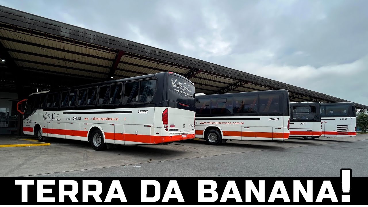 GRANDE MOVIMENTO DE ÔNIBUS RODOVIÁRIA DE REGISTRO NO VALE DO RIBEIRA A VALLE SUL DOMINA
