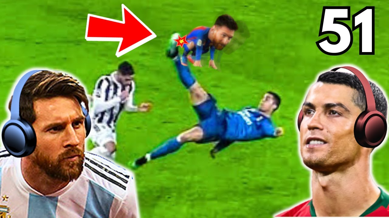 Messi & Ronaldo react to Funny Clips 51!