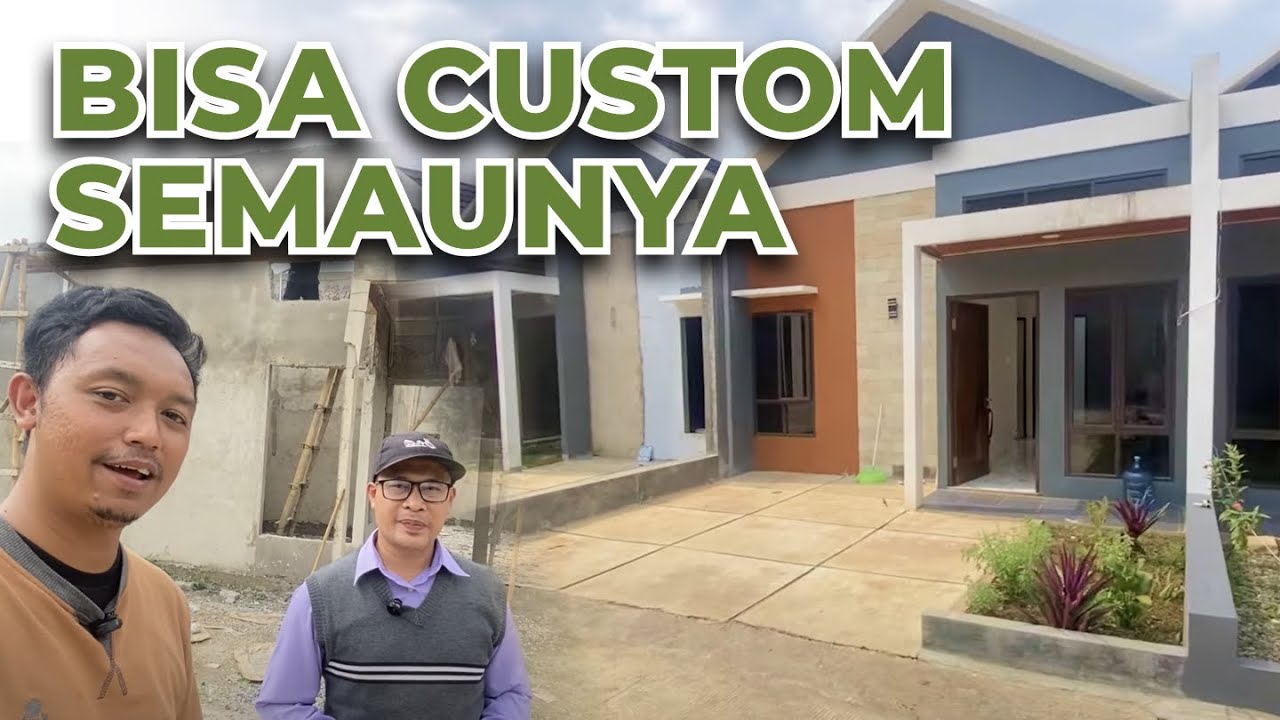 Rumah 350 Jutaan di Depok! Bisa Custom, Dekat Jalan Raya Bogor & Stasiun , Bonus Banyak & Siap Huni