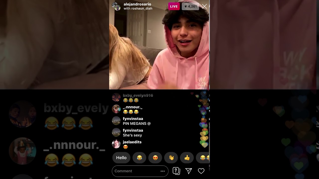 •Alejandro’s live w/ Anne and Megan on 2-18-20 🤣•