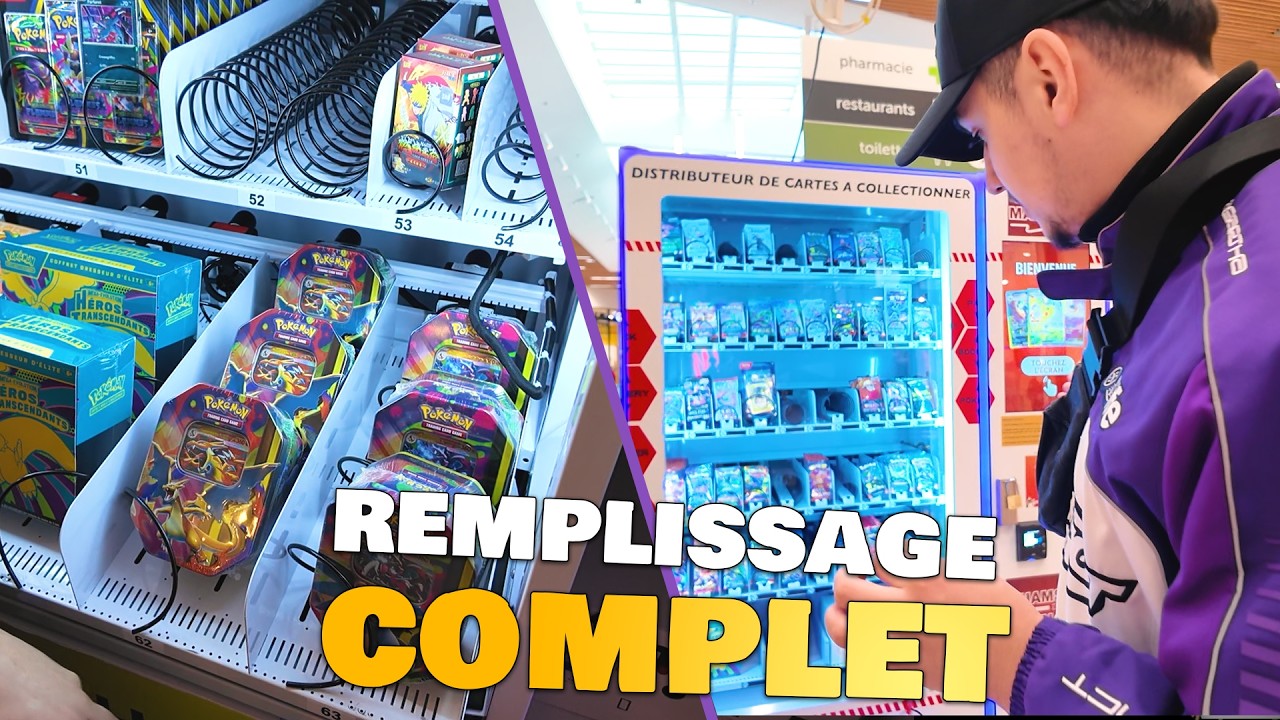 REMPLISSAGE COMPLET DES 3 DISTRIBUTEURS (Carrefour,Monoprix etc..)
