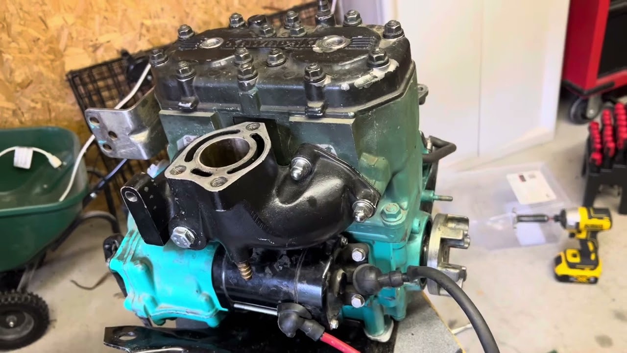 Kawasaki JS550 engine swap 750 swapping parts over