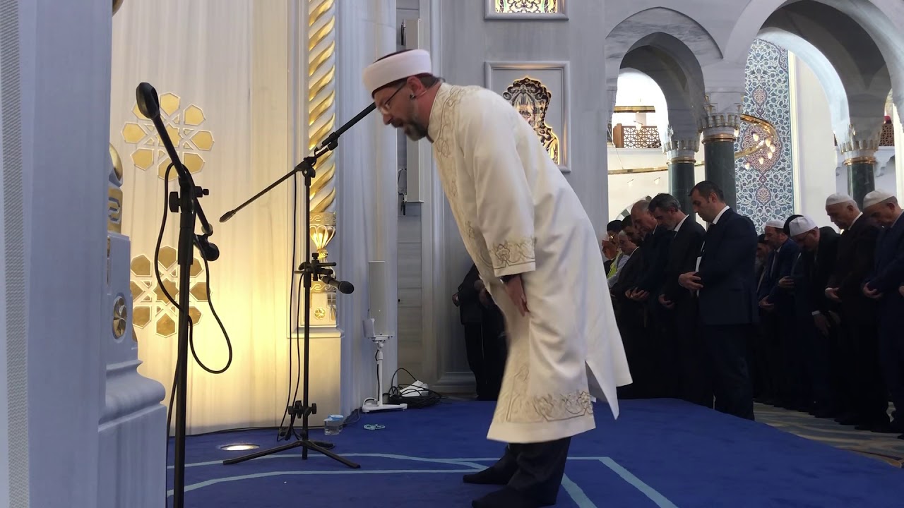 Çamlıca Cami Diyanet﻿ İşleri Başkanımız Sayın Prof.Dr.Ali Erbaş Hocamızdan Cuma Namazı İmamlığı