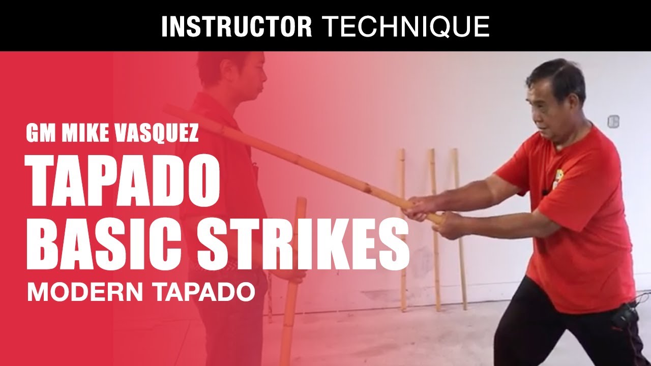 Modified Tapado Basic Strikes with GM Mike Vasquez | Filipino Martial Arts | Kali | Arnis | Eskrima