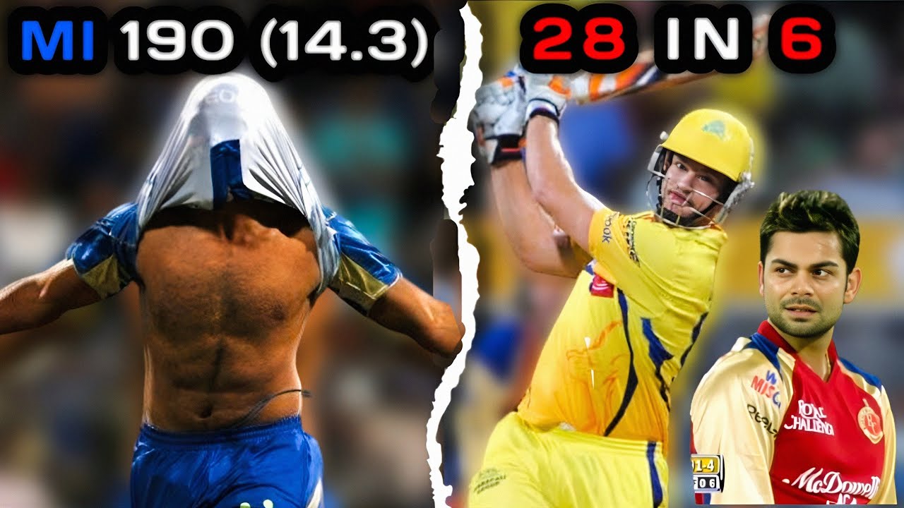 Ten Most Thriller Matches In IPL History.