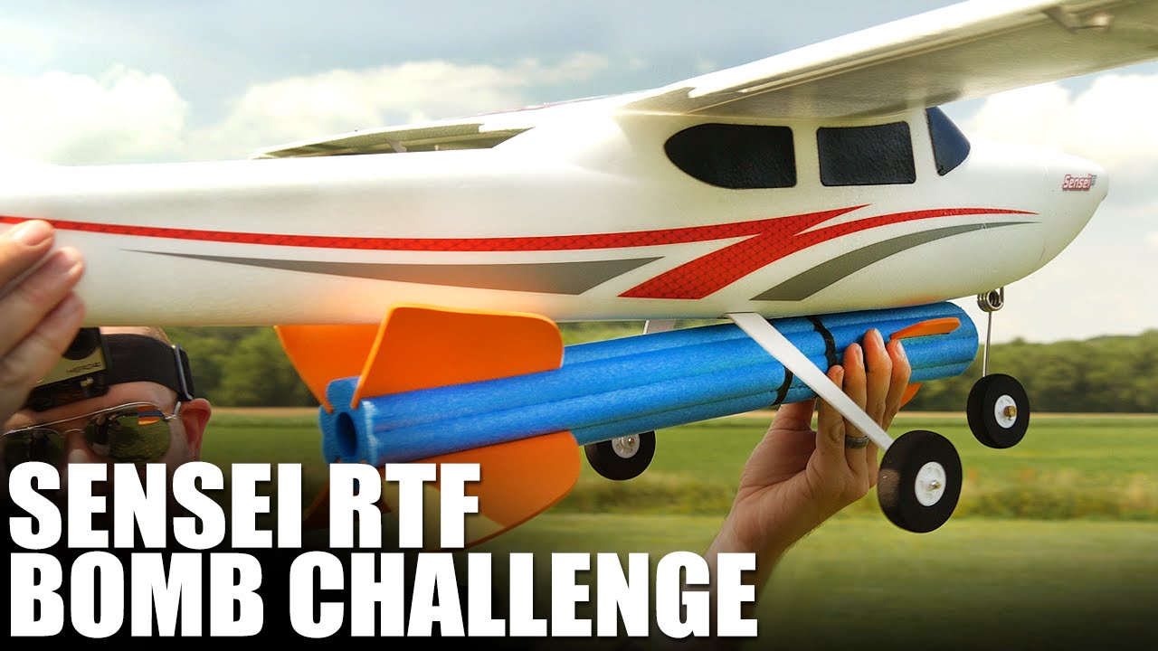 Flite Test | Flyzone Sensei FS RTF - BOMB CHALLENGE!