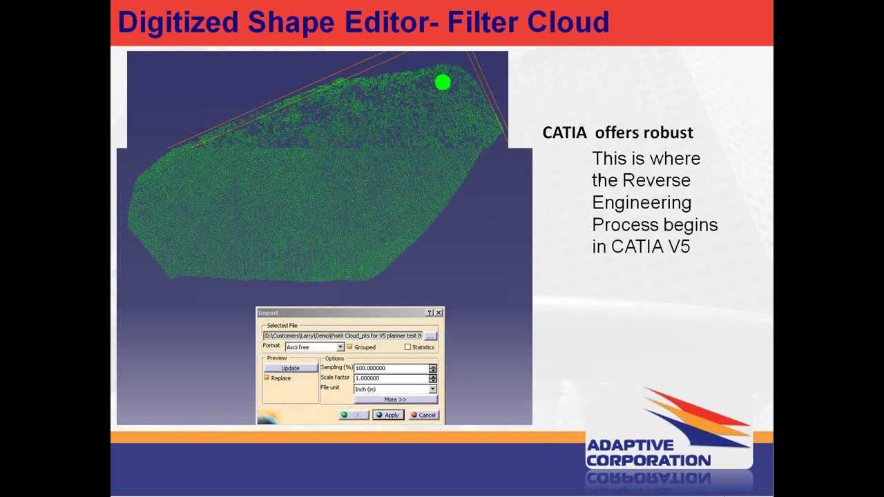 Webinar - Reverse Engineering and Data Validation in CATIA V5 by Larry Kuehn