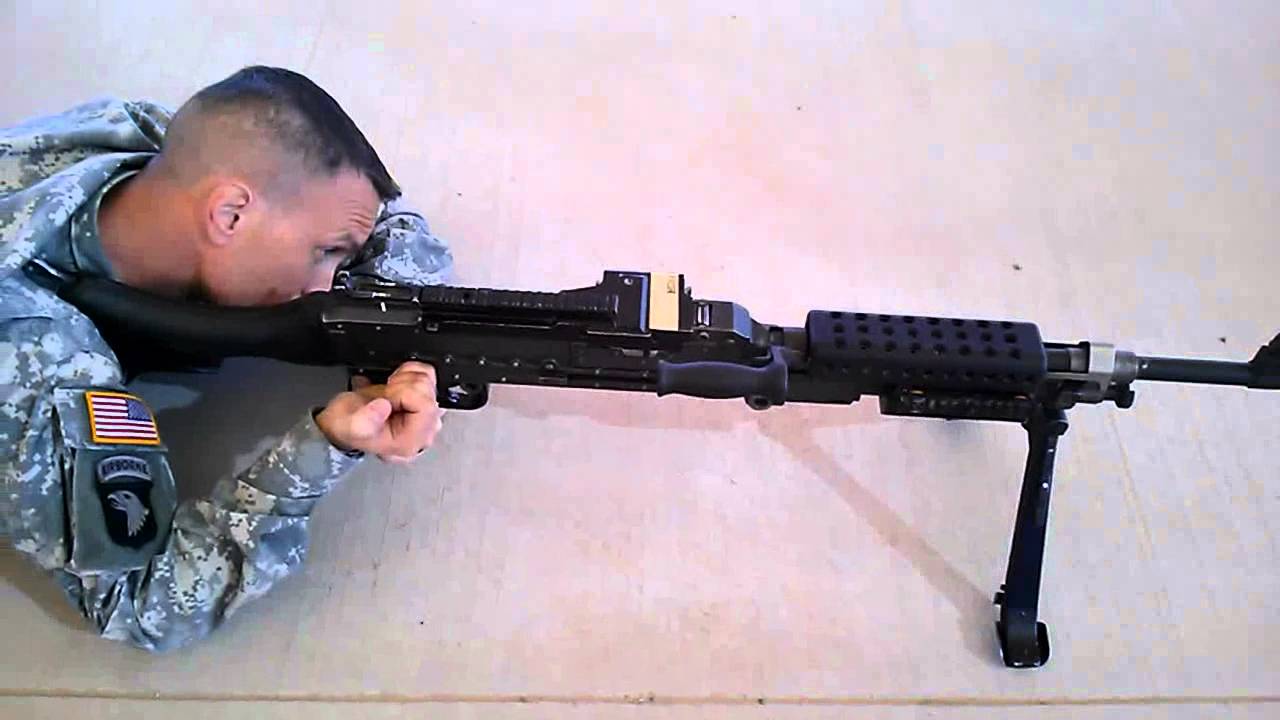 M240 Load Fire Clear Steps