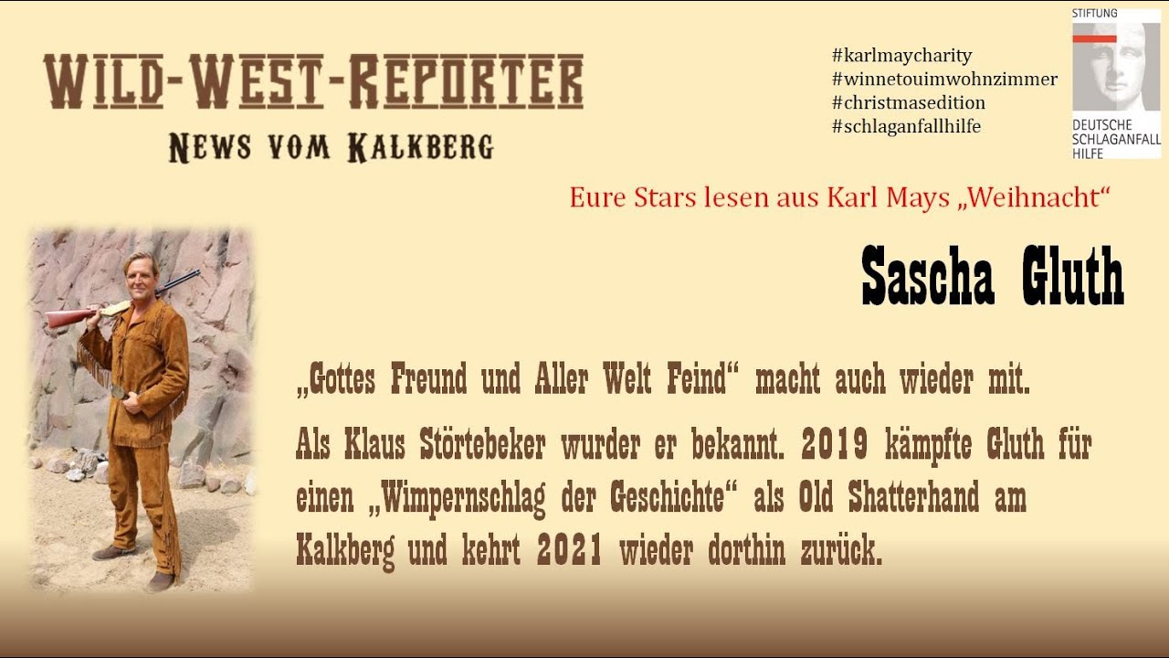 Weihnacht von Karl May - Kapitel 53 - Sascha Gluth #winnetouimwohnzimmer #charity