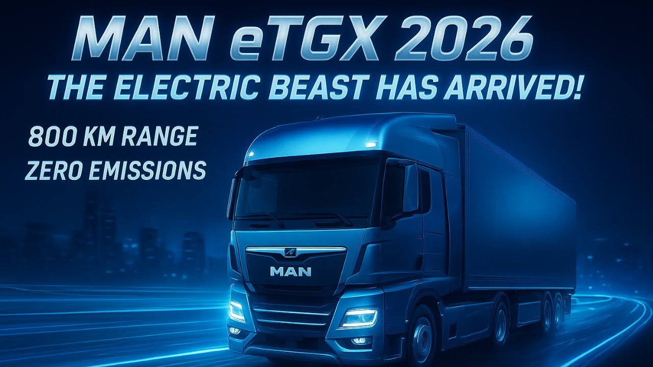 MAN eTGX 2026 ⚡ The Future of Electric Trucks Begins