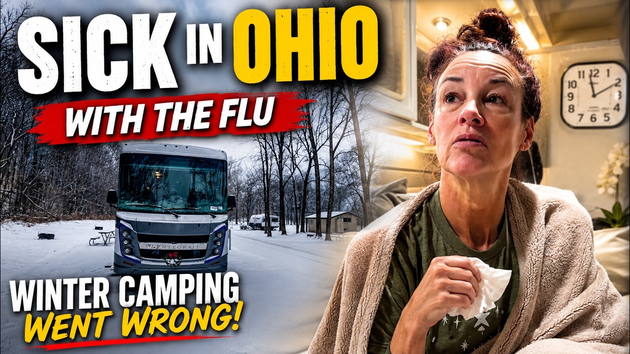 Winter RVing in Ohio Turned Into Survival Mode | Winter RVing in Ohio Gone Wrong