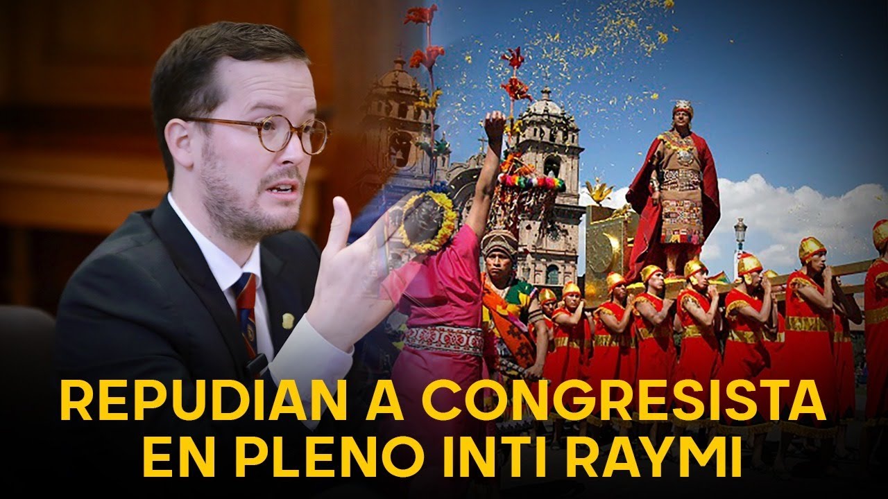 Cusco contra Alejandro Cavero: congresista siente el repudio de cusqueños en pleno Inti Raymi