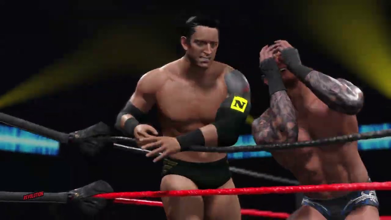 CM Punk vs Randy Orton vs Wade Barrett  | Revolution | ELIMINATION CHAMBER QUALIFIER