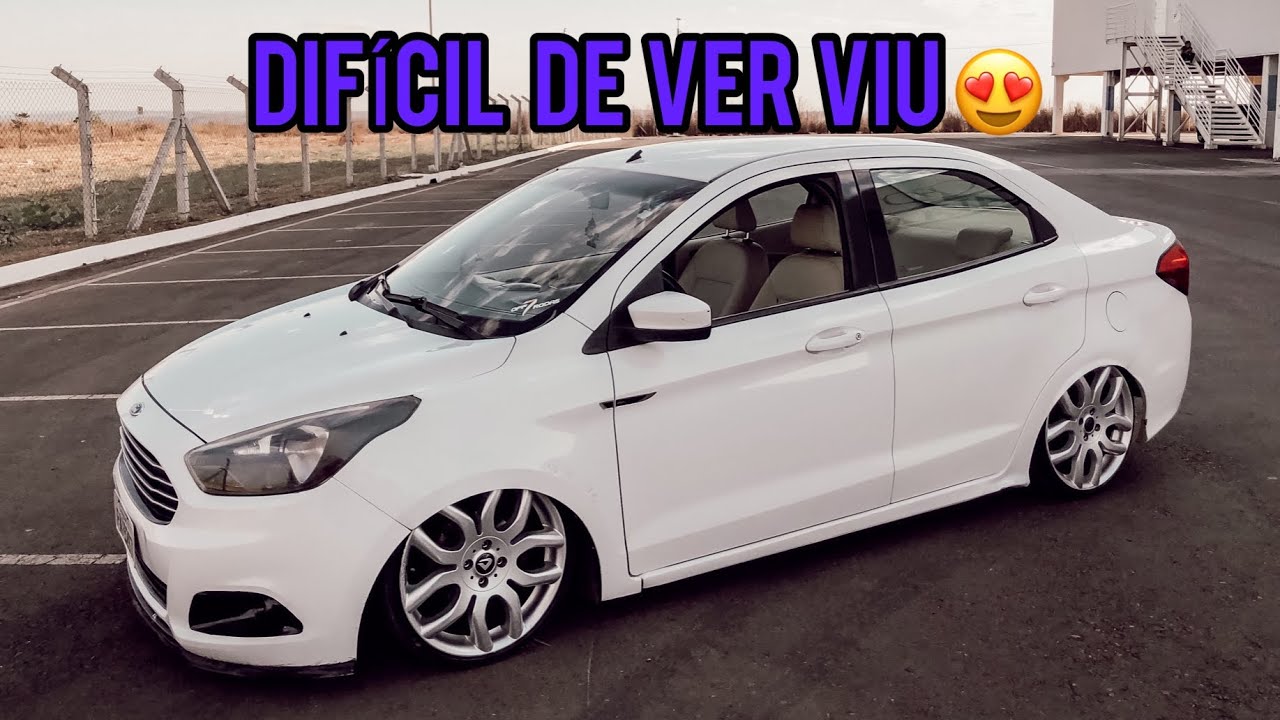 FORD KA SEDAN REBAIXADO COM SUSPENSÃO AR E ARO18