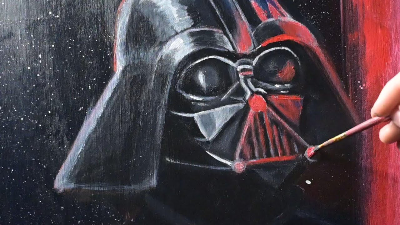 ⚔️ Luke Skywalker vs Darth Vader 🎨 | 35 Minutes of Relaxing Acrylic Painting ✨ | Jords Creates Art