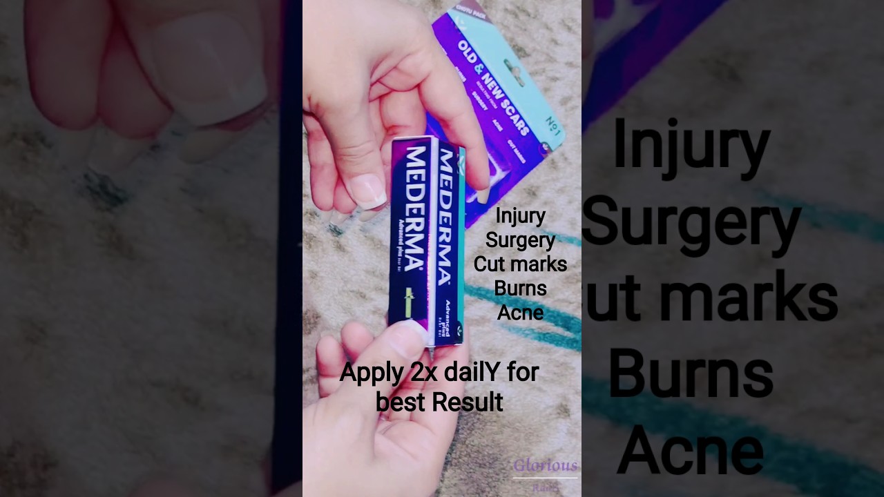 MEDERMA SCAR GEL | Mederma Advanced Plus Scar Gel | Gel for old & new scar | Mederma cream unboxing
