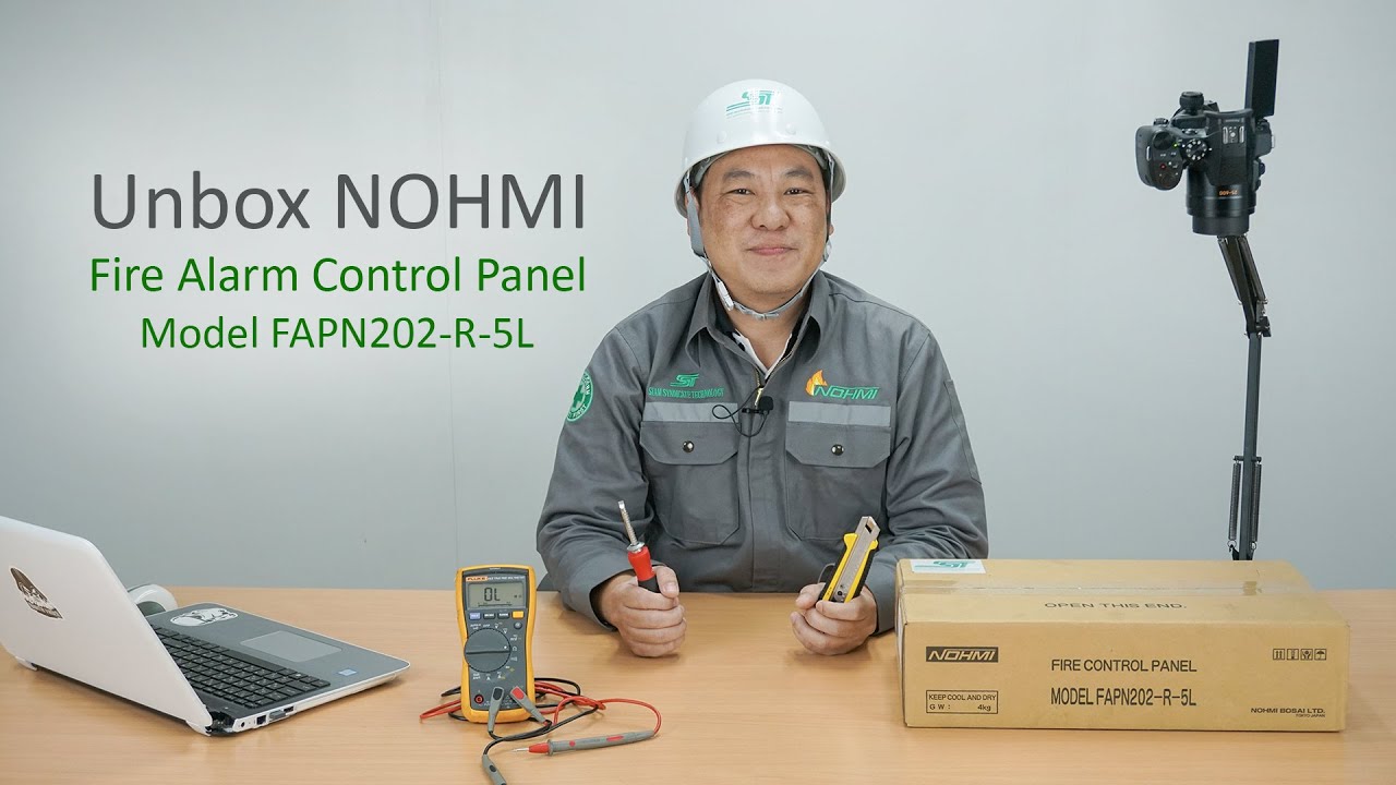 SST-Unbox NOHMI Fire Alarm Control Panel Model FAPN202-R-5L