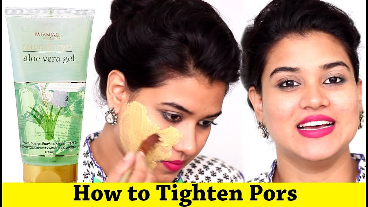 How to Tighten Pores on Face Naturally (Hindi)
